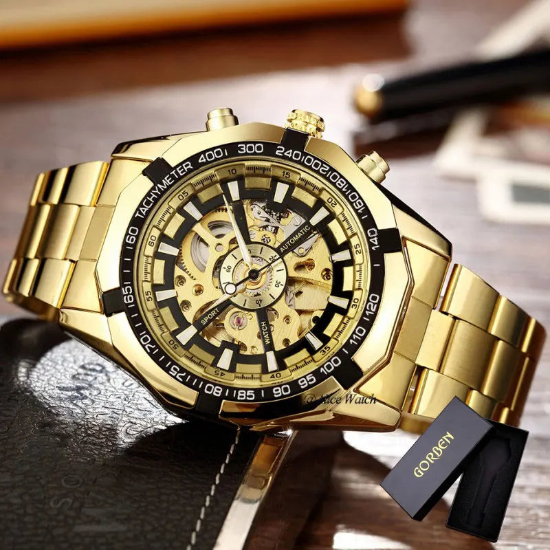 Luxury Automatic Skeleton Watch for Men