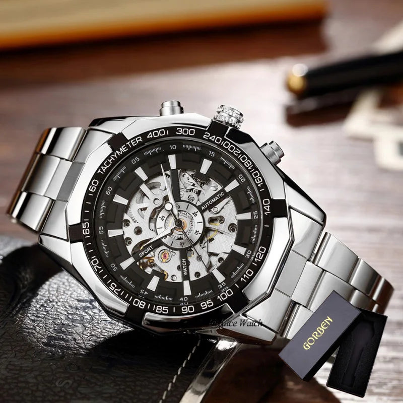 Luxury Automatic Skeleton Watch for Men