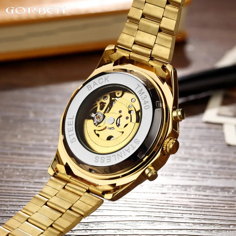 Luxury Automatic Skeleton Watch for Men