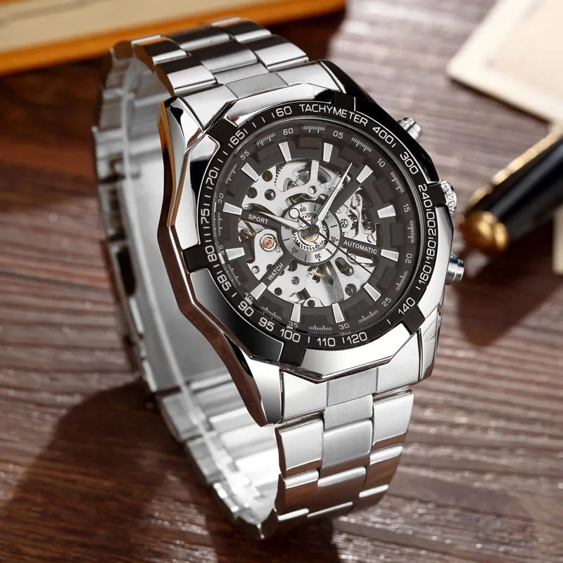 Luxury Automatic Skeleton Watch for Men
