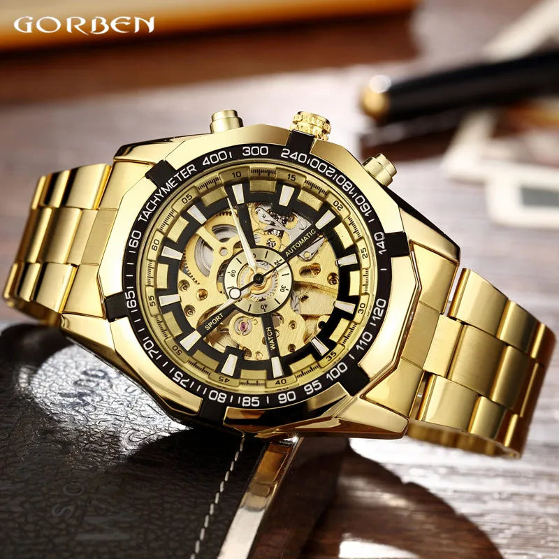 Luxury Automatic Skeleton Watch for Men