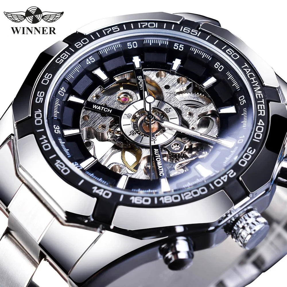 WINNER Luxury Skeleton Watch for Men
