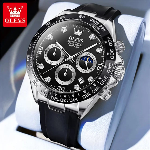 OLEVS 2875 Moon Phase Watch for Men