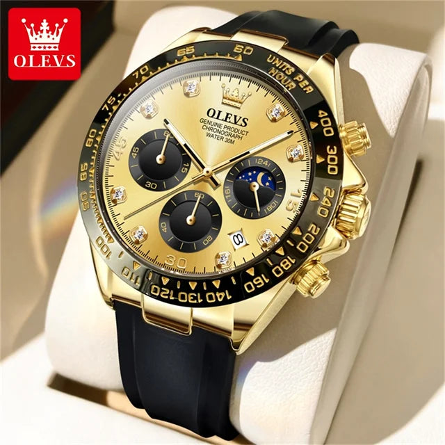OLEVS 2875 Moon Phase Watch for Men