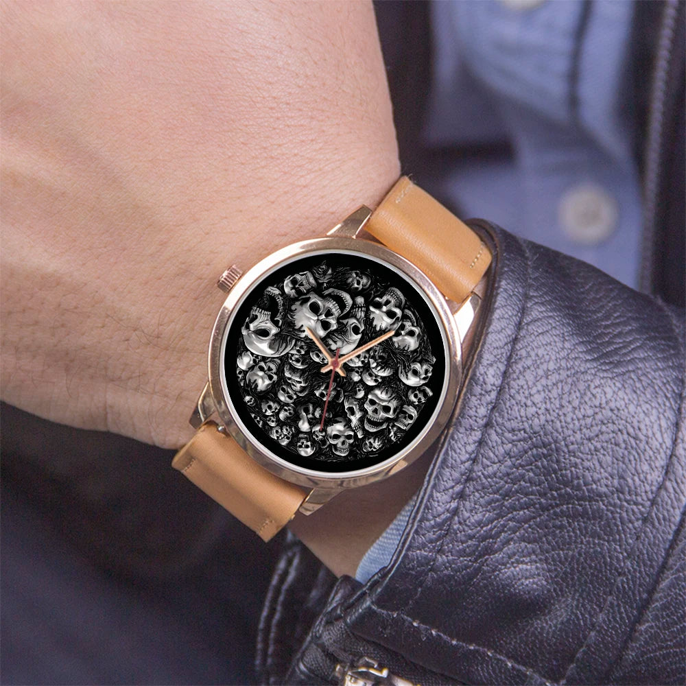Skull Skeleton Watch for Men