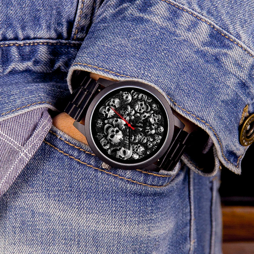 Skull Skeleton Watch for Men