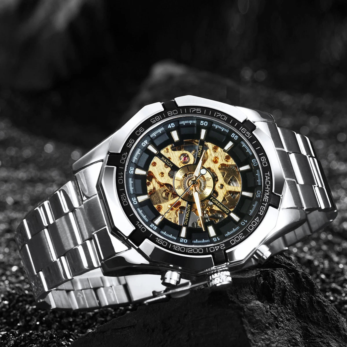 WINNER Luxury Skeleton Watch for Men