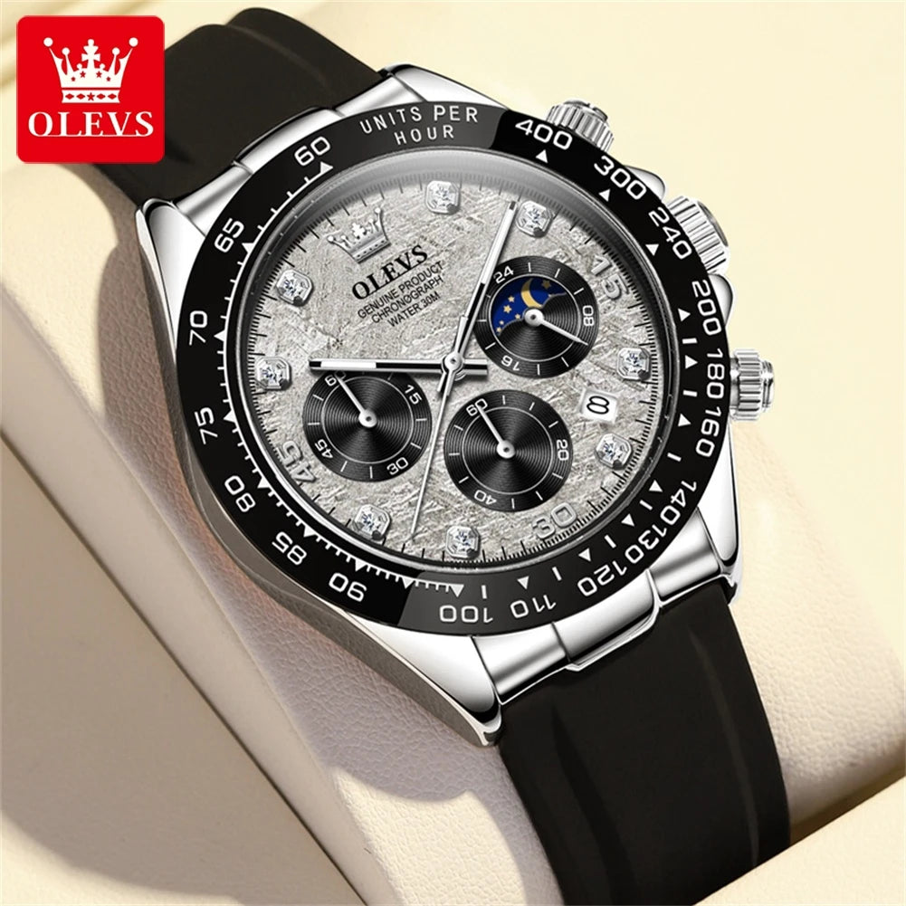 OLEVS 2875 Moon Phase Watch for Men