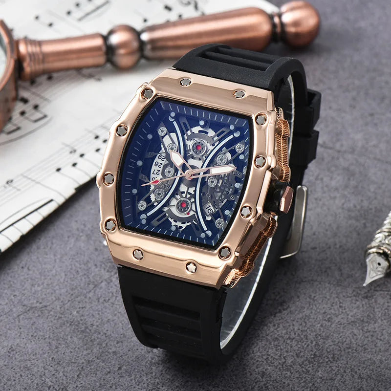 Luxury Skeleton Sports Watch for Men
