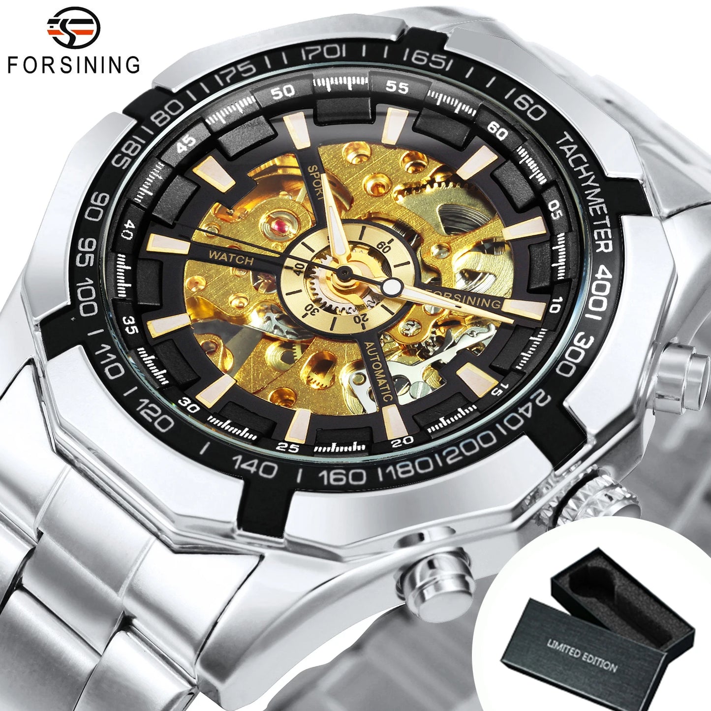 WINNER Luxury Skeleton Watch for Men