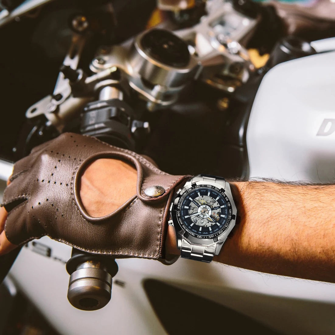 WINNER Luxury Skeleton Watch for Men