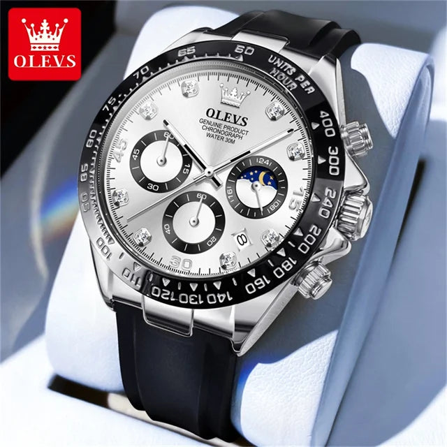 OLEVS 2875 Moon Phase Watch for Men