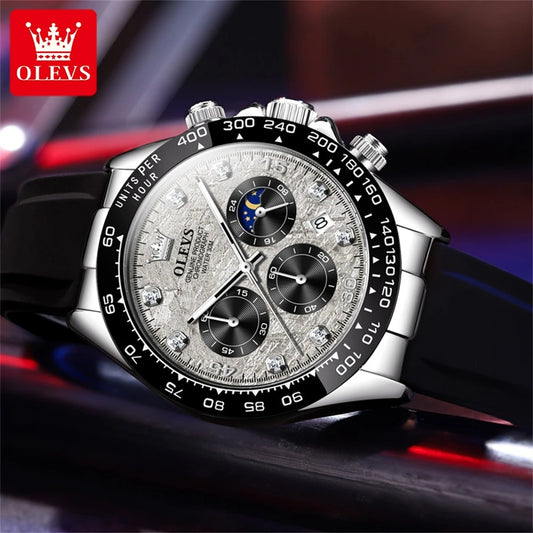 OLEVS 2875 Moon Phase Watch for Men