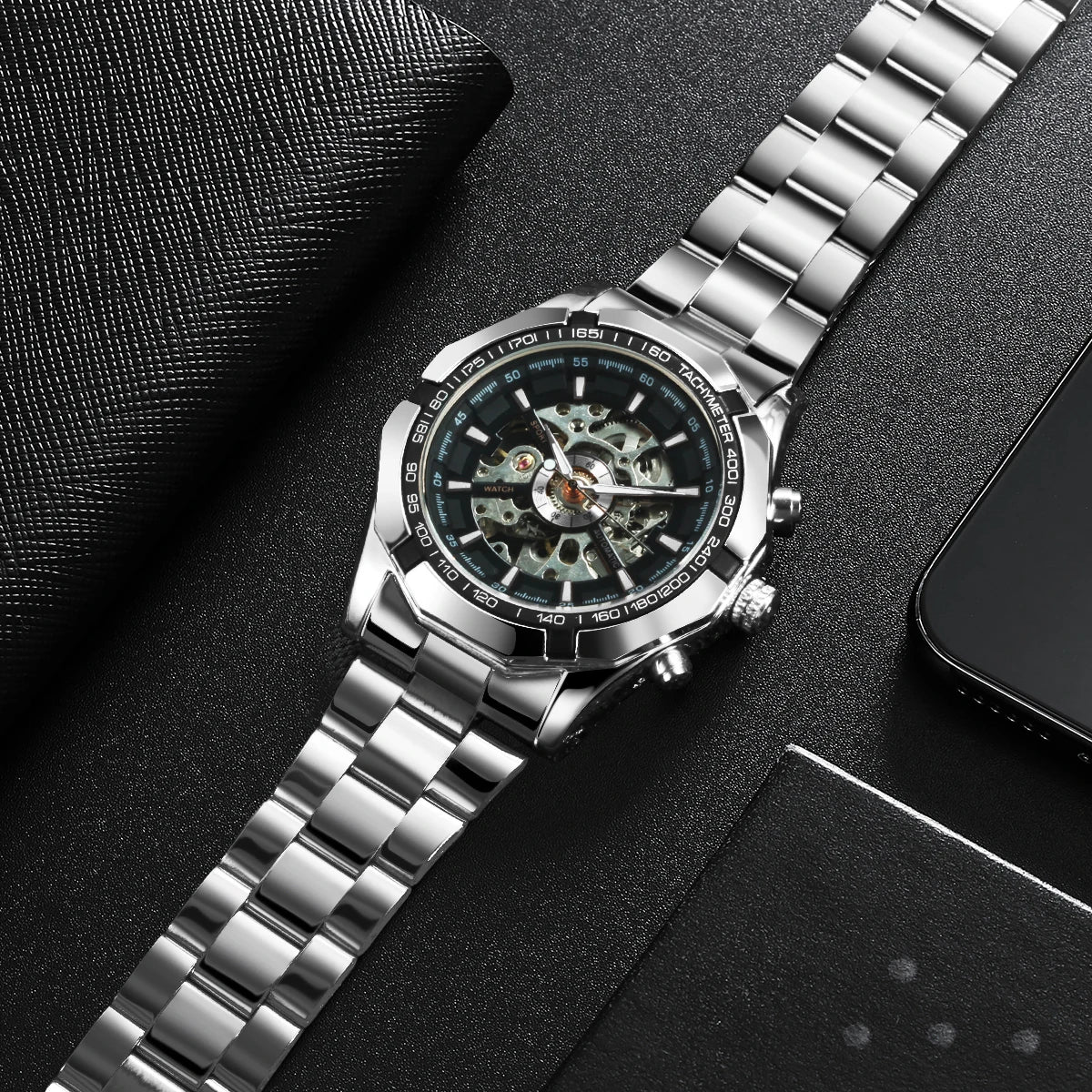 WINNER Luxury Skeleton Watch for Men