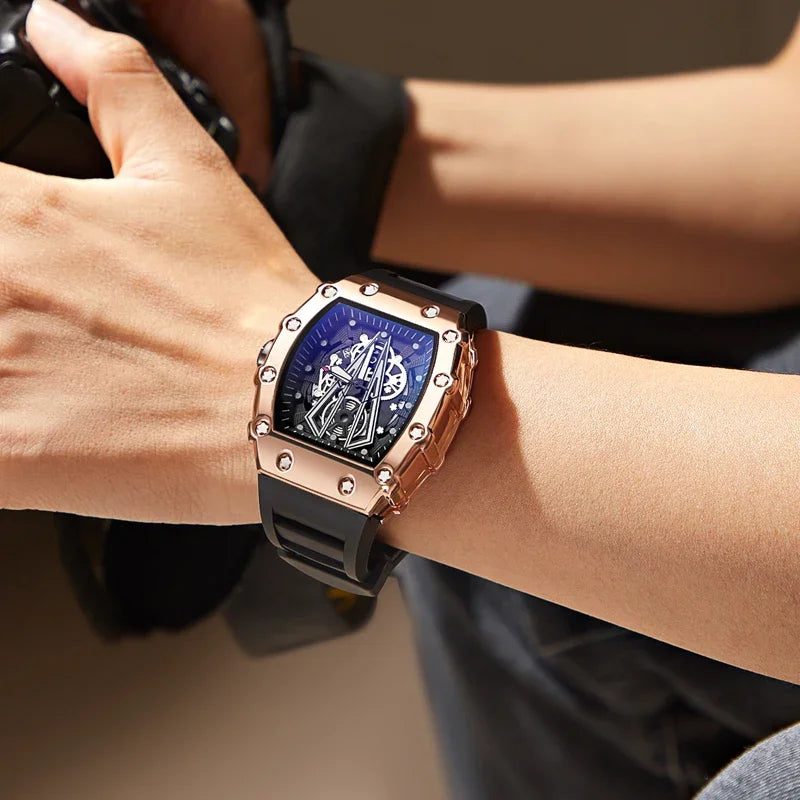 Luxury Skeleton Sports Watch for Men