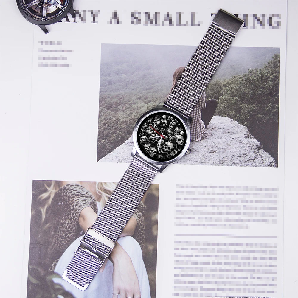 Skull Skeleton Watch for Men
