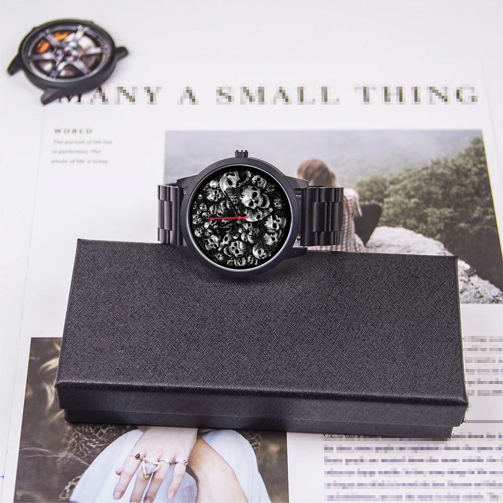 Skull Skeleton Watch for Men