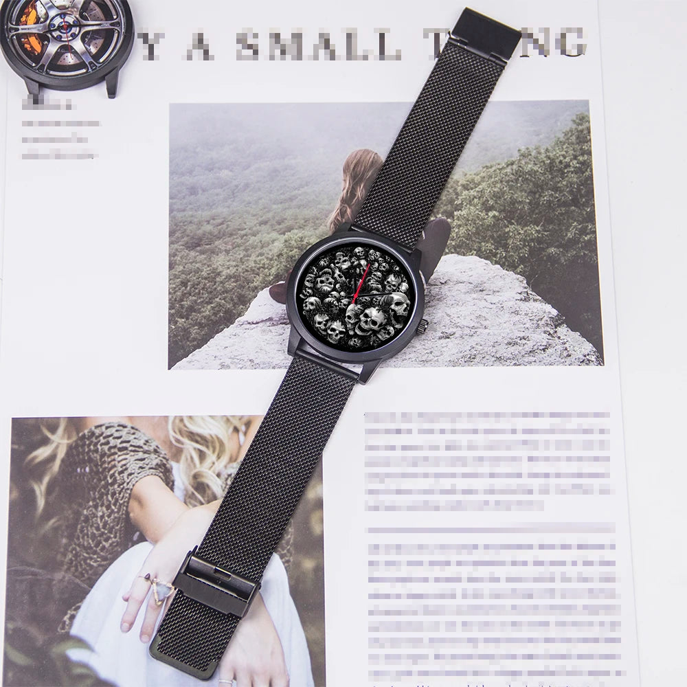 Skull Skeleton Watch for Men