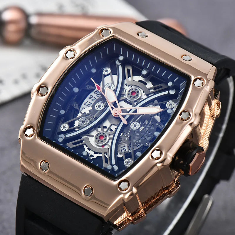 Luxury Skeleton Sports Watch for Men