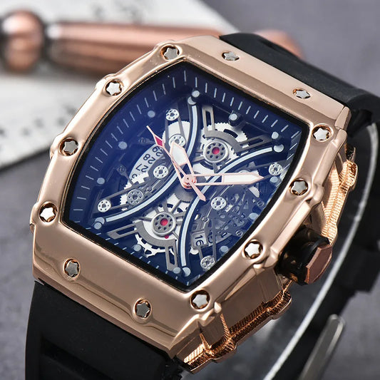 Luxury Skeleton Sports Watch for Men