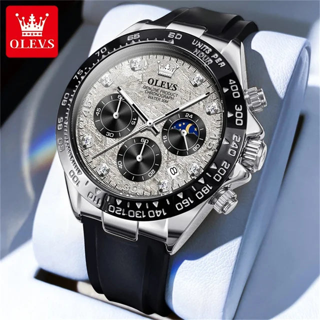 OLEVS 2875 Moon Phase Watch for Men