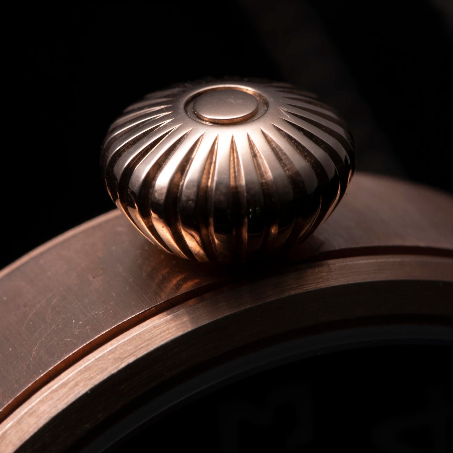 Bronze Skeleton Pilot Watch for Men