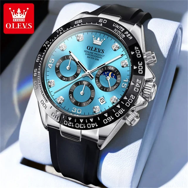 OLEVS 2875 Moon Phase Watch for Men