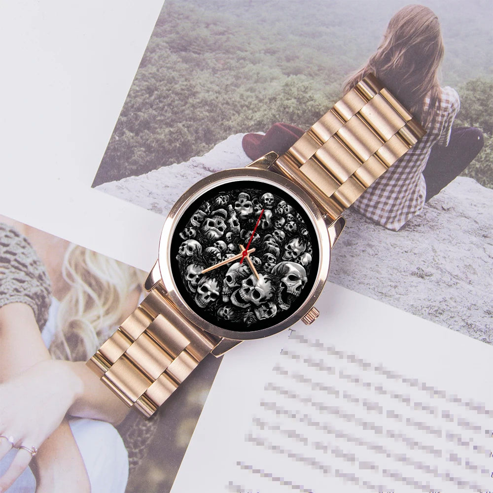 Skull Skeleton Watch for Men