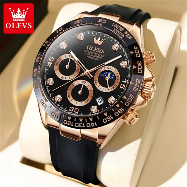 OLEVS 2875 Moon Phase Watch for Men